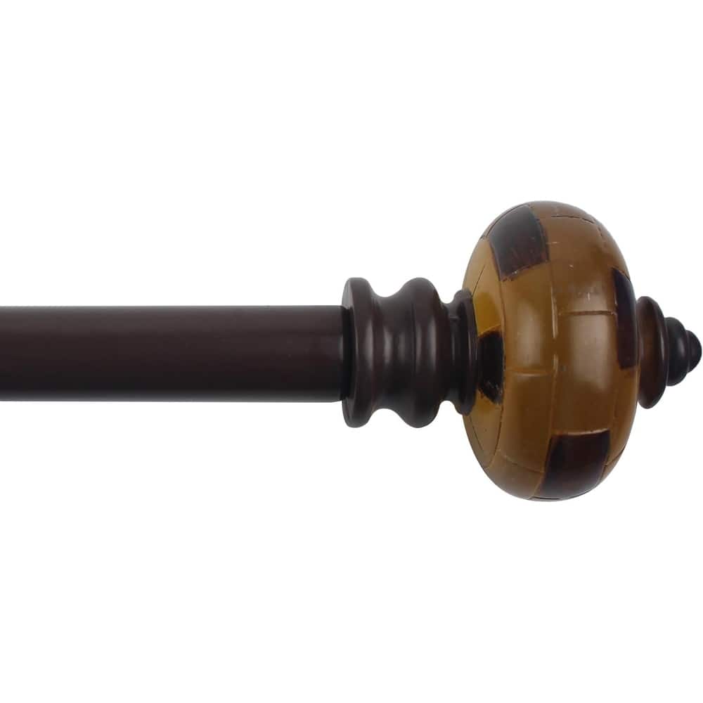 1-inch Diameter Penshell Adjustable Single Drapery Curtain Rod
