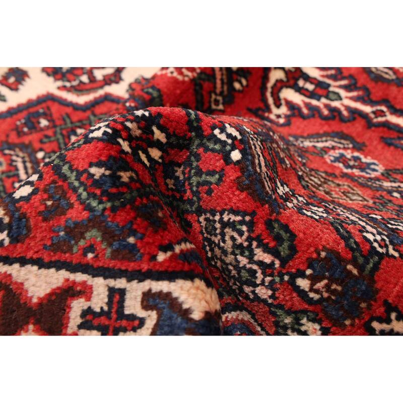 ECARPETGALLERY Hand-knotted Andelz Red Wool Rug - 5'2 x 8'4