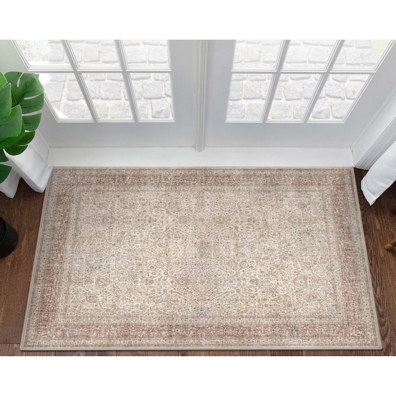 Well Woven Asha Isolde Vintage Oriental Flat-Weave Area Rug