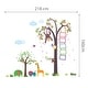 preview thumbnail 3 of 2, Walplus Monkey Height Measure Animals Tree Wall Sticker Nursery Decor