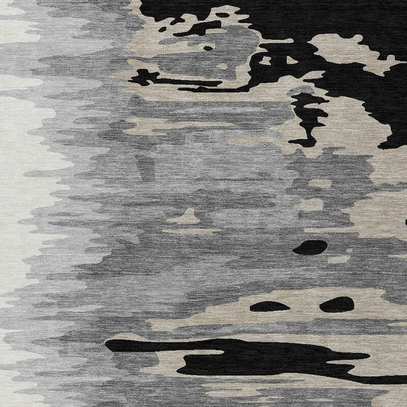 HomeRoots Abstract Transitional Rectangle Outdoor Rug