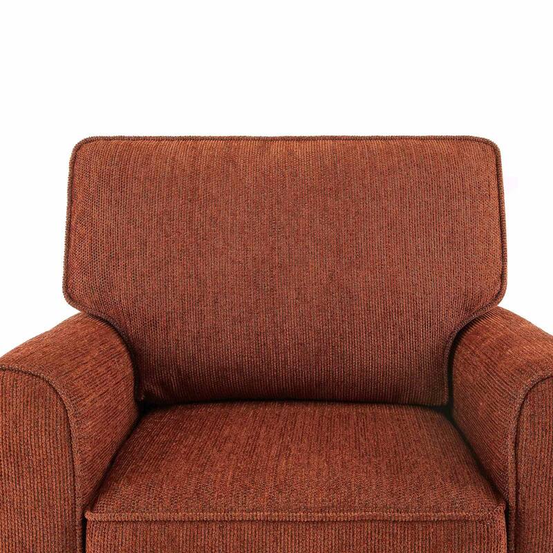 33"W 360 Swivel Modern Barrel Chair Accent Chair
