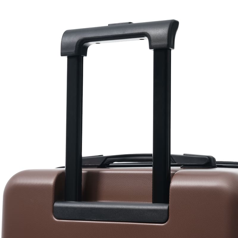 Luggage Sets 5 Piece with Front Opening, Hardside Expandable Carry On Suitcase Set with Double Spinner Wheel, with USB Port