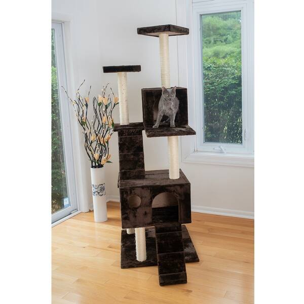 Gleepet Gp78700 70 Inch Cat Tree With Two Condos Ramps