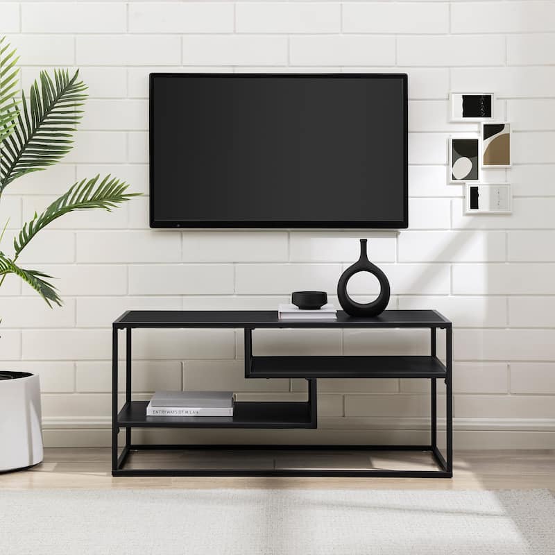 Middlebrook Modern Floating Shelf TV Stand - Solid Black