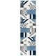 preview thumbnail 30 of 84, SAFAVIEH Hollywood Tatianna Mid-Century Modern Abstract Rug 2'3" x 8' Runner - Ivory/Blue - Runner