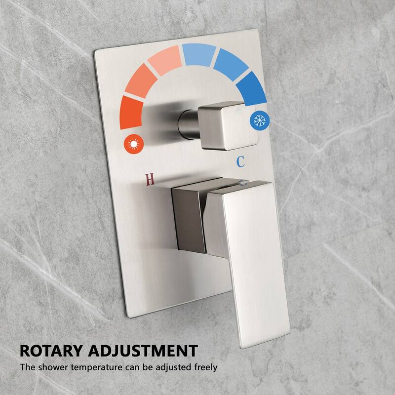 12" Rain Shower Head Systems Wall Mounted Shower