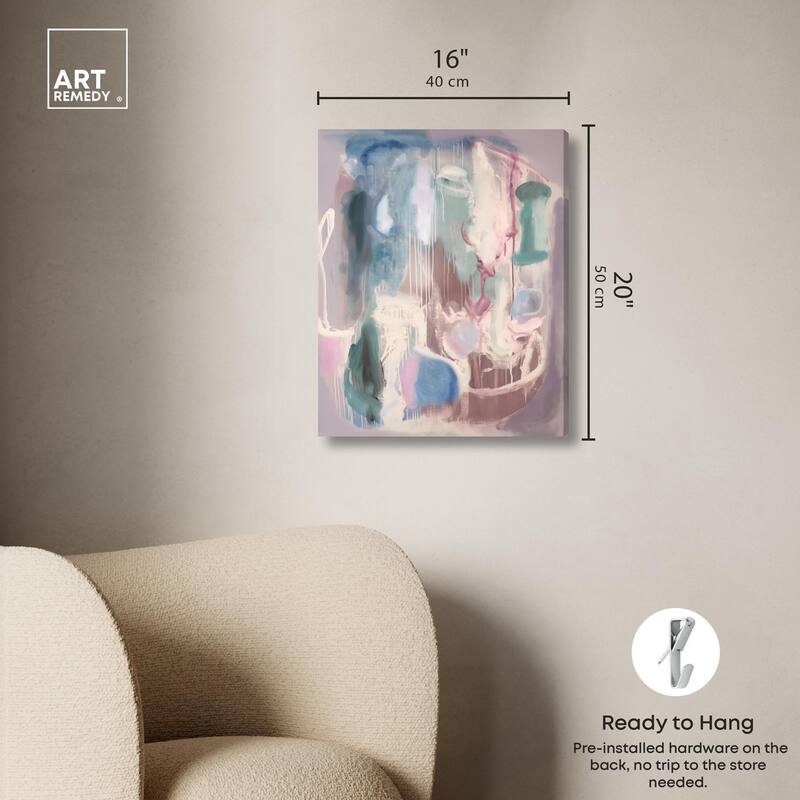 Silk and Satin I Canvas by Art Remedy, Gallery Wrapped