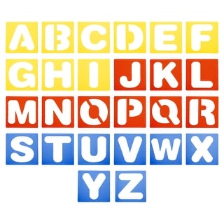 5 Inch Letter Stencils Reusable Alphabet Stencils Templates Letter ...