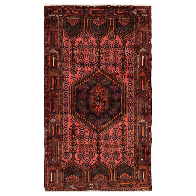 ECARPETGALLERY Hand-knotted Konya Copper Wool Rug - 4'0 x 6'9 - Copper/ Dark Copper - 4'0 x 6'9