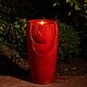 preview thumbnail 4 of 48, Glitzhome 30"H Oversized LED Ceramic Fountain Red