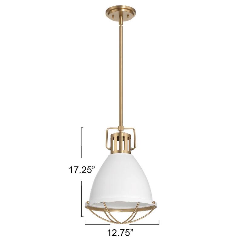 Kent Caged Metal Ceiling Light - 12.7"L x 12.7"W x 17.3"H