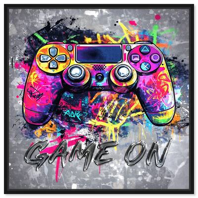 Game On Canvas by Art Remedy