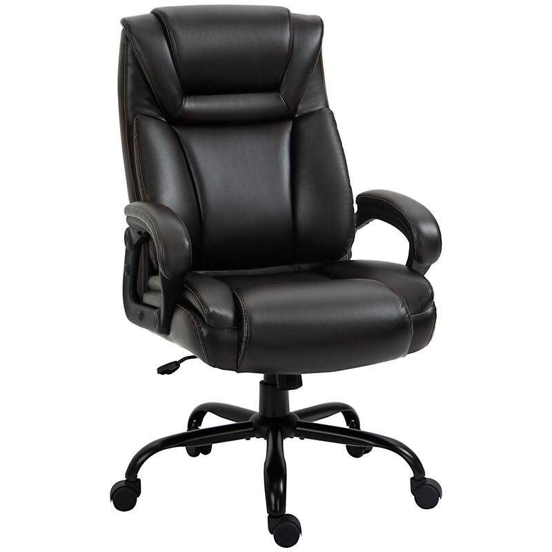 Vintage Adjustable Height Executive Chair Task Chair, Drafting Chair Computer Chair with Padded Armrests