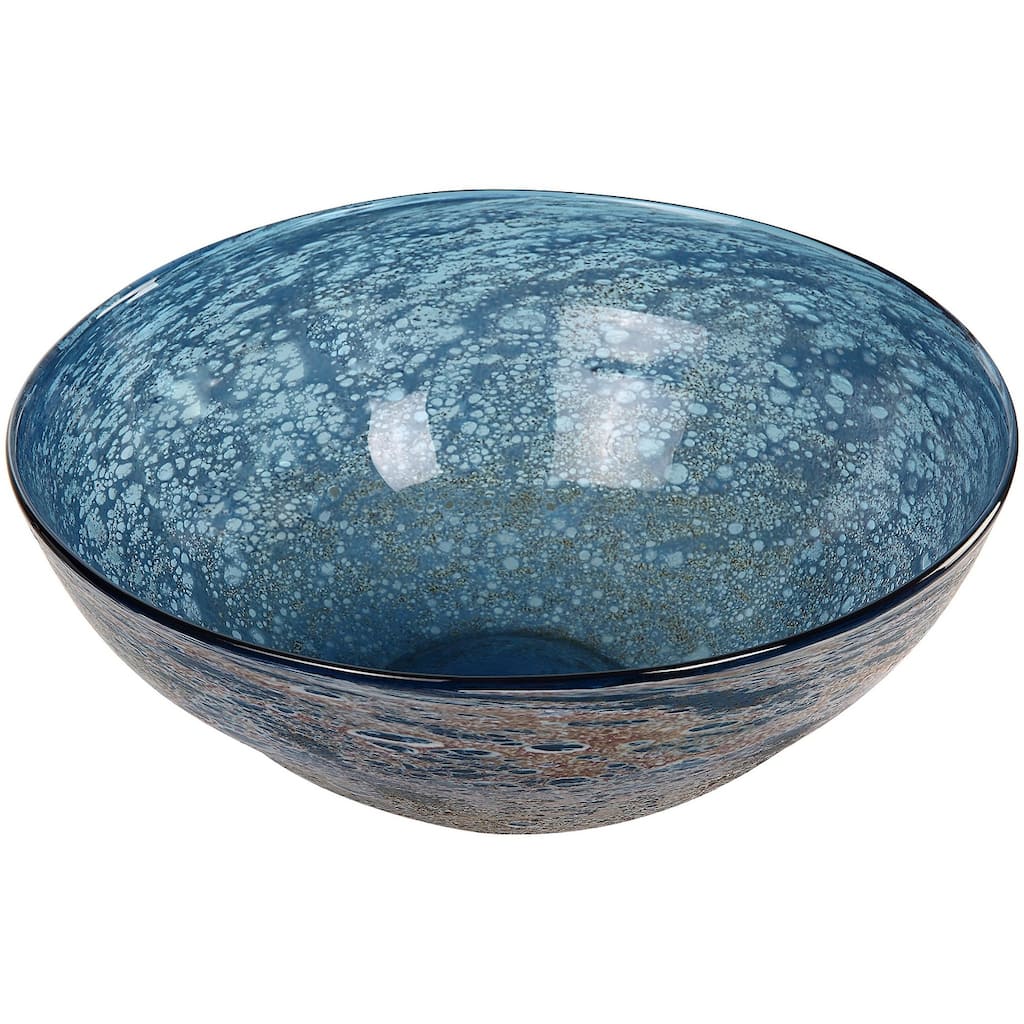 Uttermost 18099 Genovesa 14-1/4" Wide Glass Decorative Bowl