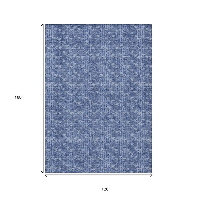 Alfiri Sleek Geometric Weather Resistant Timeless Fusion Outdoor Rug