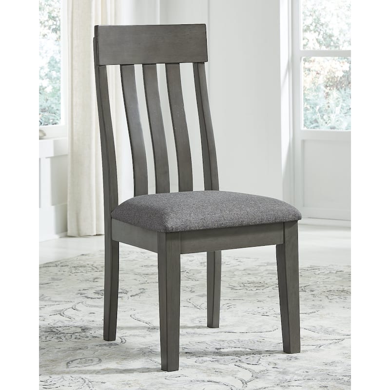 Hallanden Gray Upholstered Dining Chair, Set of 2 - 20"W x 23"D x 41"H