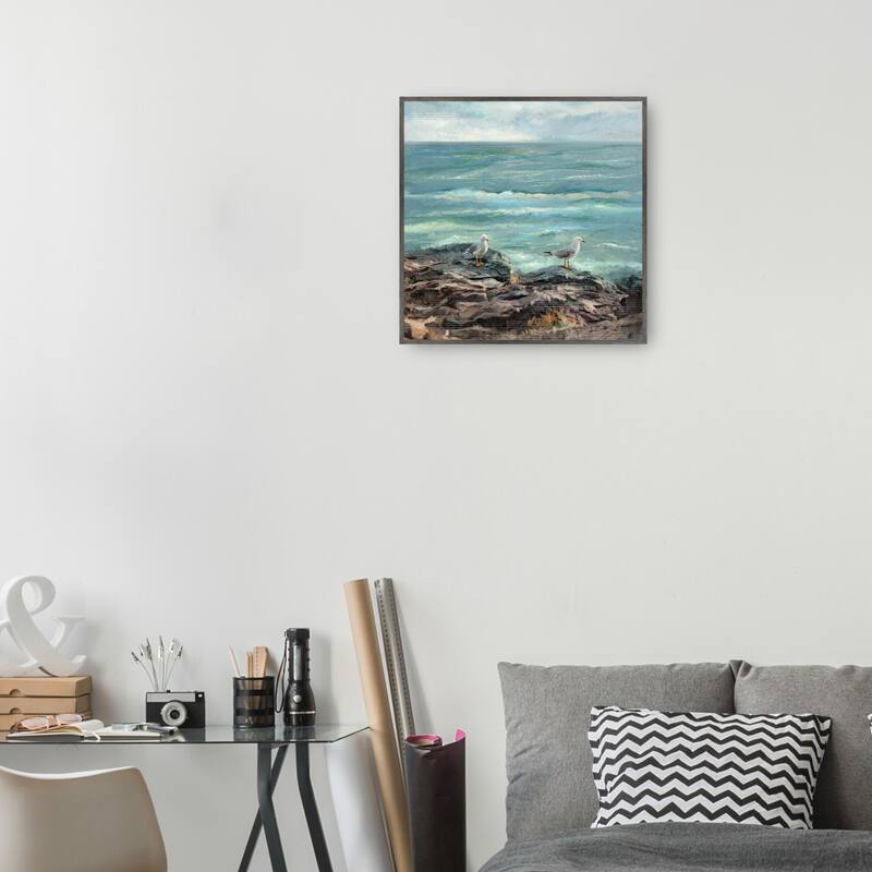 Coastal Duet By Studio Arts Canvas Art Print