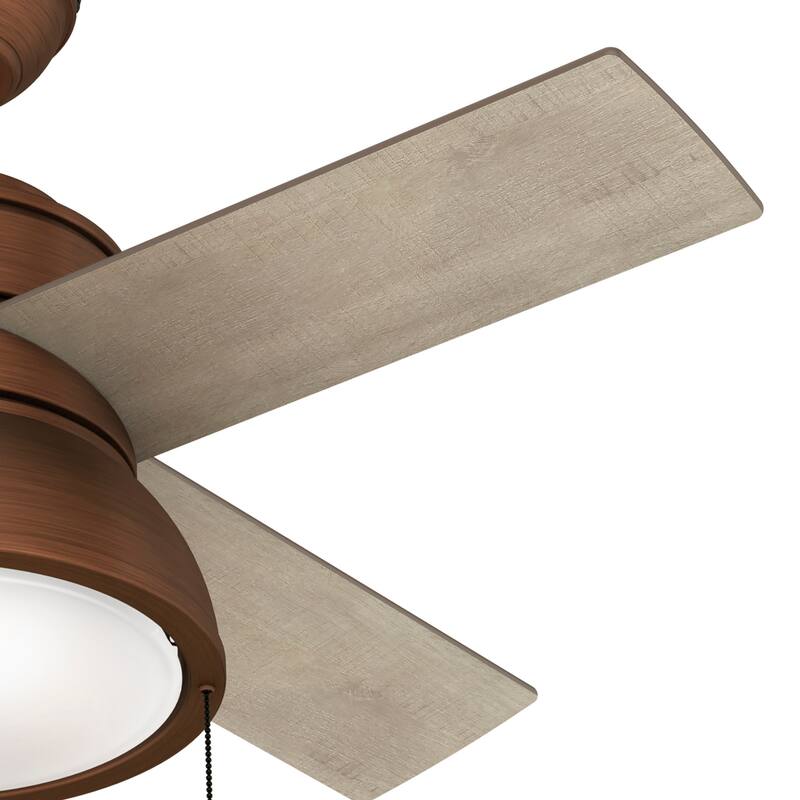 Hunter 36" Loki Ceiling Fan with LED Light - Bedrooms, Home Office, Laundry - Rustic, Farmhouse
