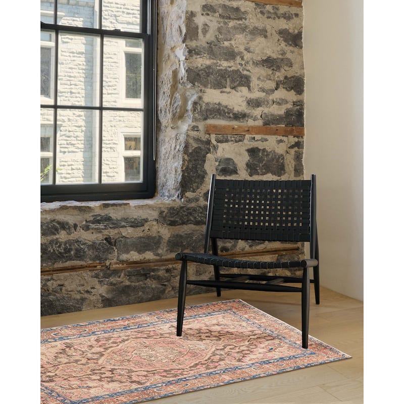 ECARPETGALLERY Hand-knotted Antalya Vintage Dark Brown Wool Rug - 4'5 x 6'9