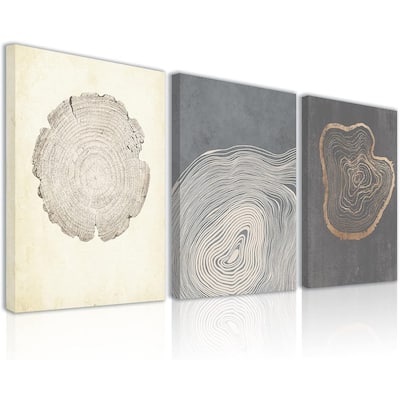 Canvas Tree Ring Wall Art