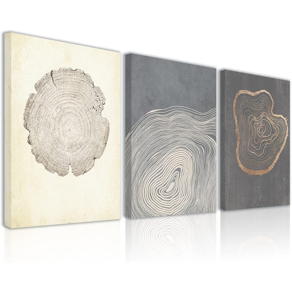 Canvas Tree Ring Wall Art