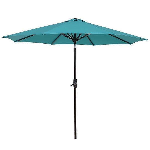 Shop Black Friday Deals On Amada 9 Ft Aluminum Patio Umbrella With Tilt Crank Base Not Included Overstock 20785141
