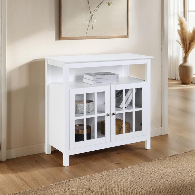Convenience Concepts Big Sur Highboy 40 inch TV Stand with Storage Cabinets
