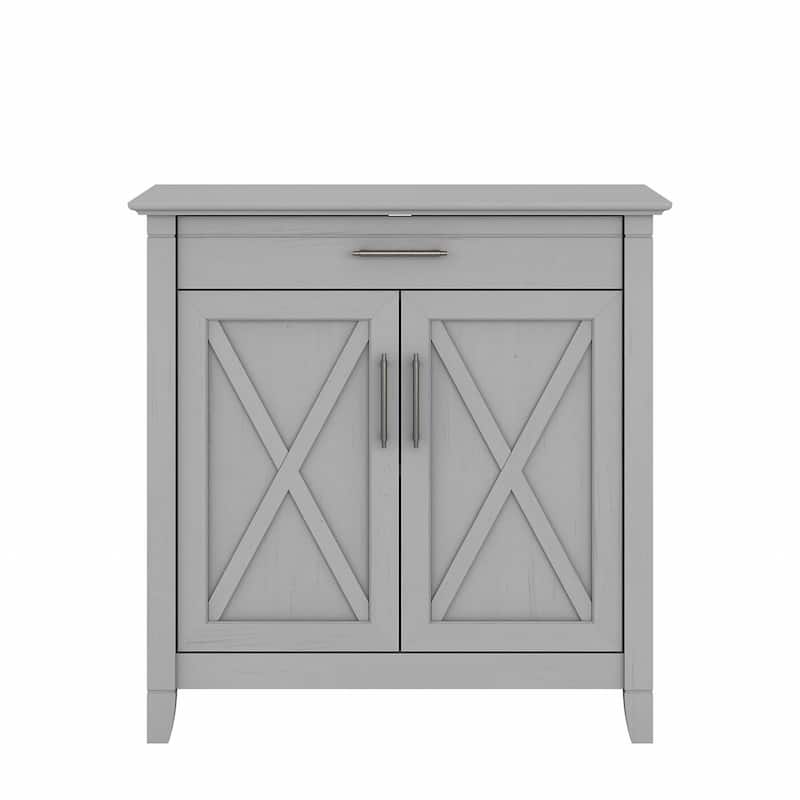 Key West Secretary Desk with Storage Cabinet by Bush Furniture