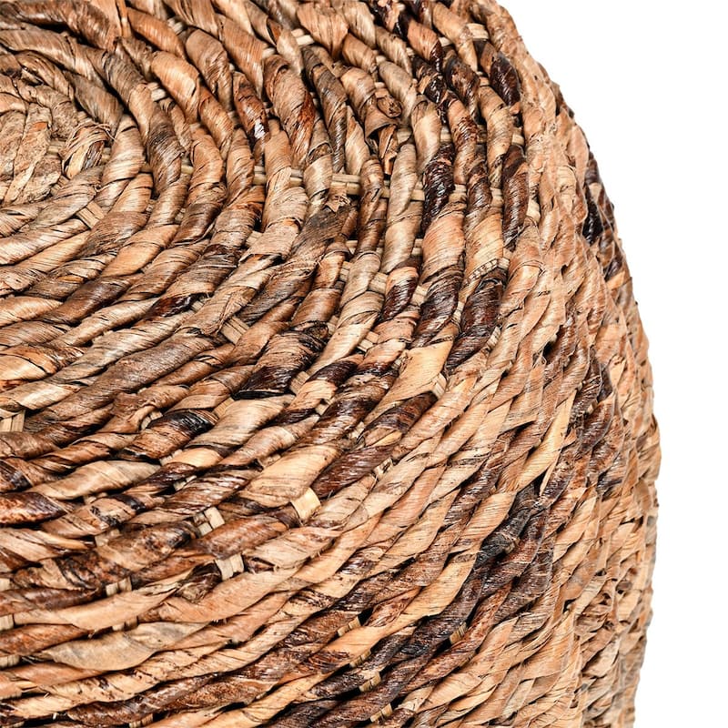 Mobbi Natural Rattan Round End Table by Kosas Home