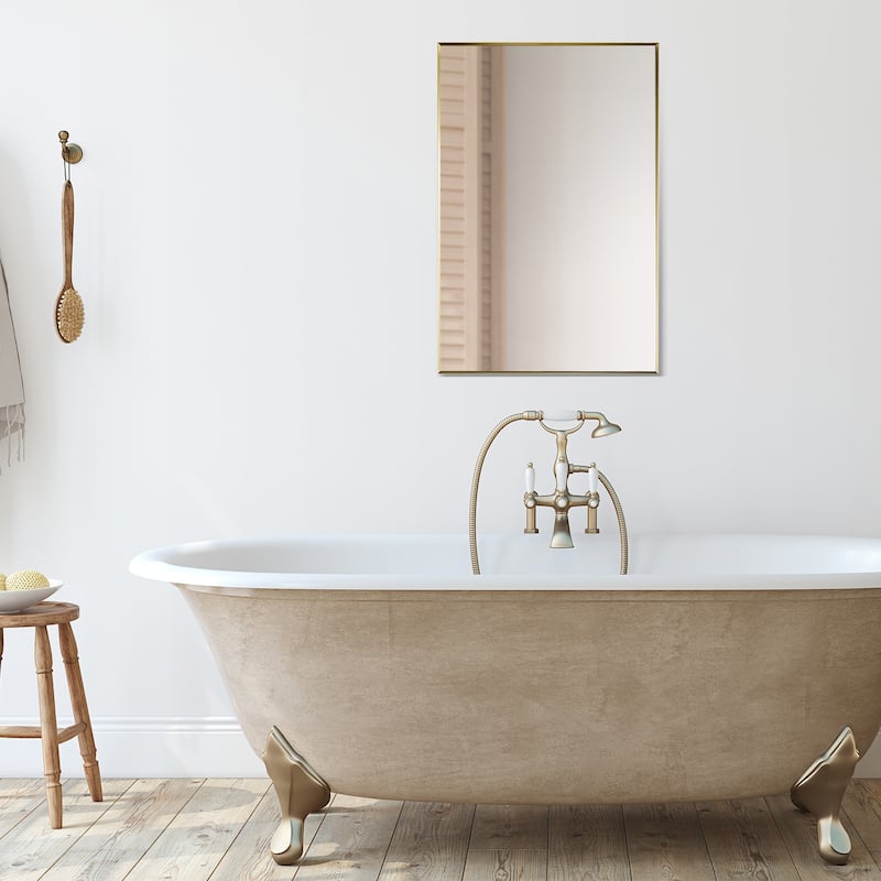 Altair Sassi Bathroom/Vanity Aluminum Framed Wall Mirror