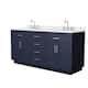Option Dark Blue / Giotto Quartz Top / Brushed Nickel