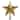 8.5" Gold and White Star Design Christmas Tree Topper - Clear Lights