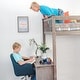 preview thumbnail 15 of 16, Max and Lily Twin High Loft Bed with Bookcase and Desk