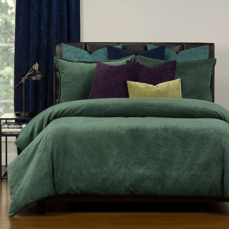 Mixology Padma 10-piece Duvet Cover and Insert Set - Emerald - California King