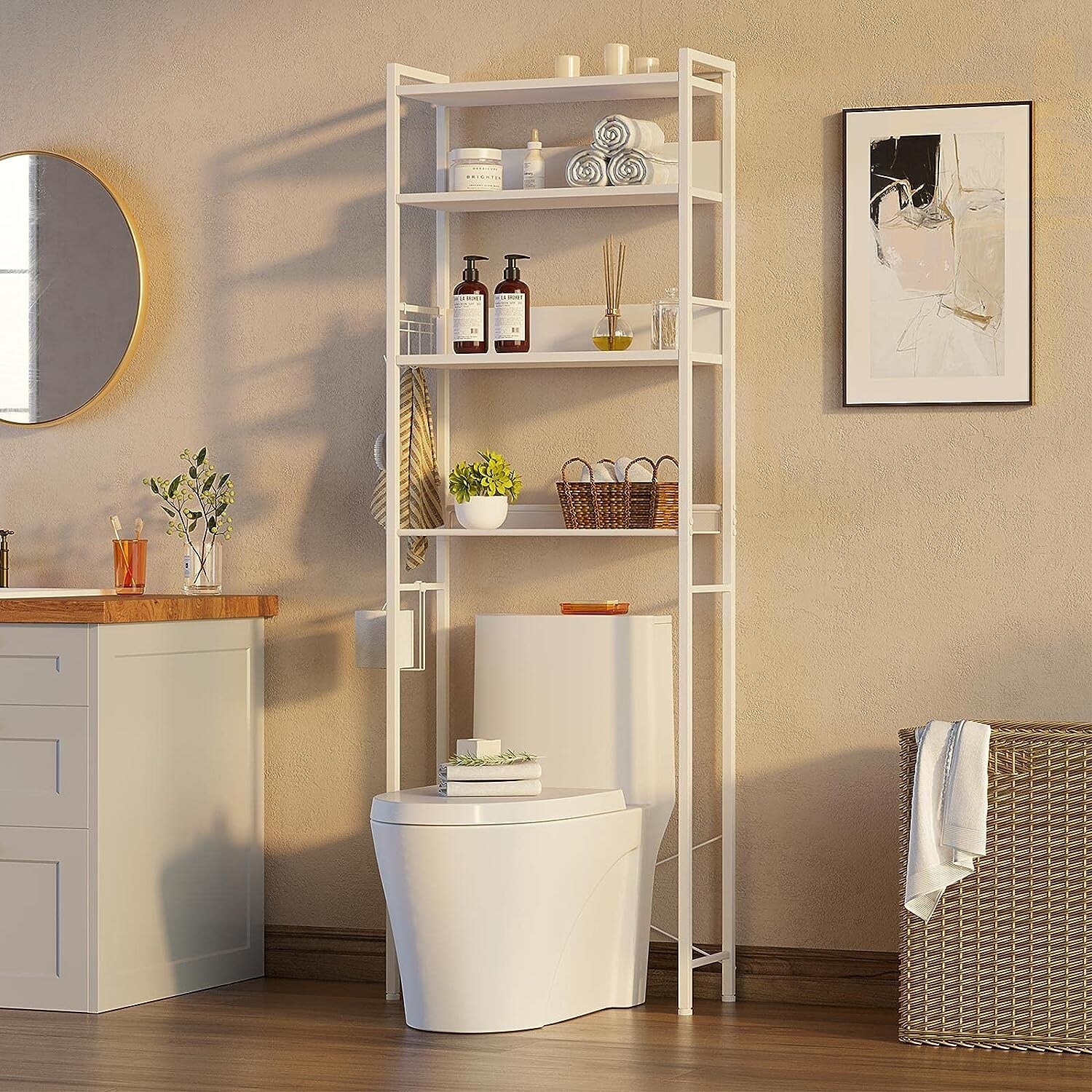 https://ak1.ostkcdn.com/images/products/is/images/direct/1033831b1cd347c0cab6fcf3caaf6b245183409f/Freestanding-4-Tier-Wooden-Over-The-Toilet-Storage-Shelf-with-Hooks.jpg
