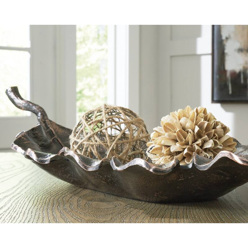 Signature Design by Ashley Avermund Brown/Green Sculpture - 21" W x 10" D x 5" H