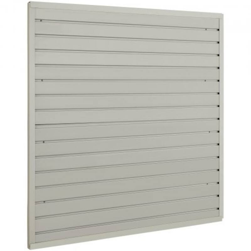 Heavy Duty Garage Slat Wall Organizer Panels with Universal Groove Design - 16 sq.ft