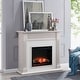 preview thumbnail 13 of 26, SEI Furniture Chase Contemporary Grey Wood Electric Fireplace