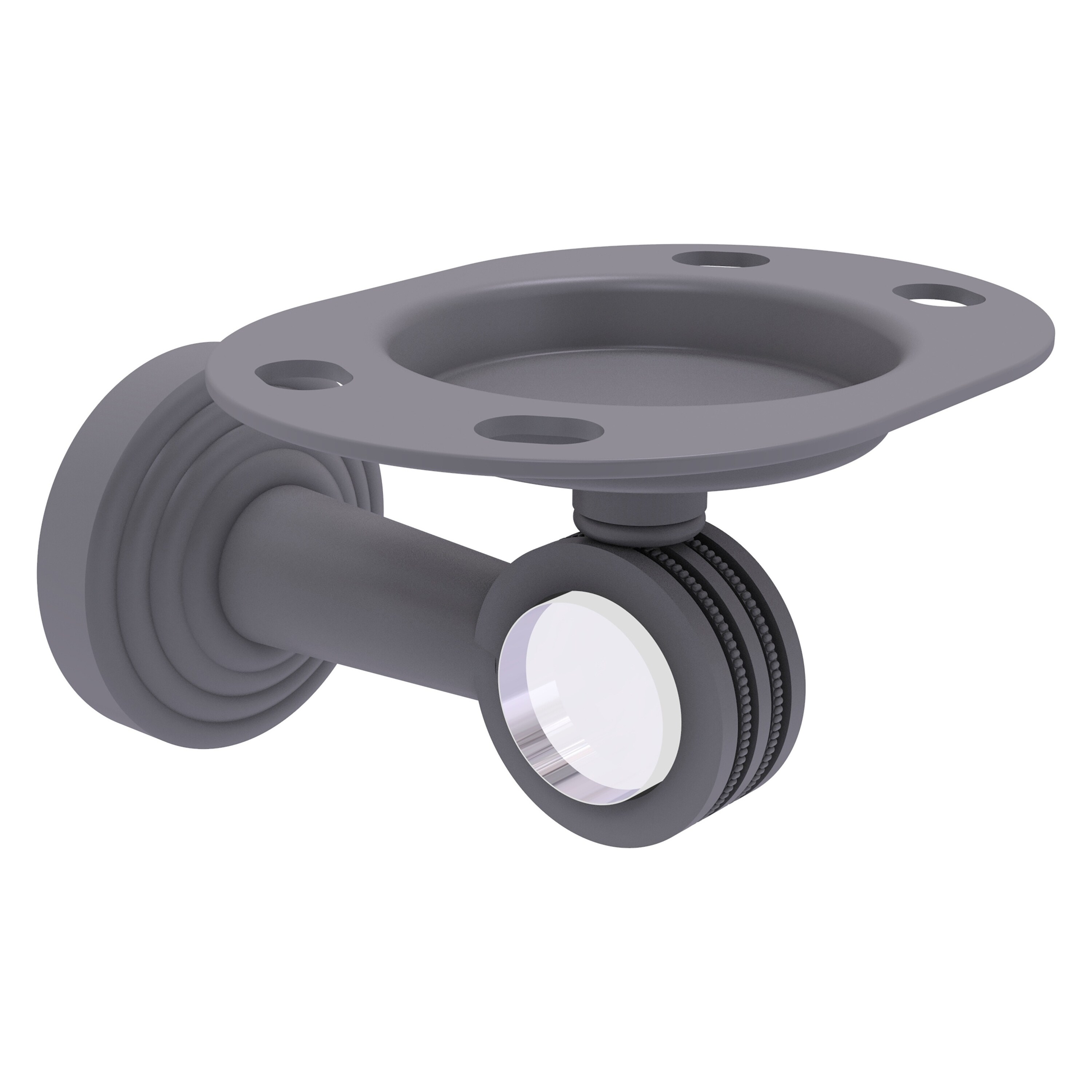 Allied Brass Pacific Beach Collection Tumbler and Toothbrush Holder with Dotted Accents