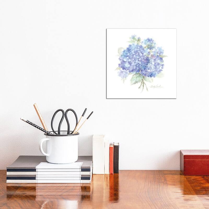 iCanvas "Hydrangeas I" by Debi Coules Canvas Print - 12x12x1.5