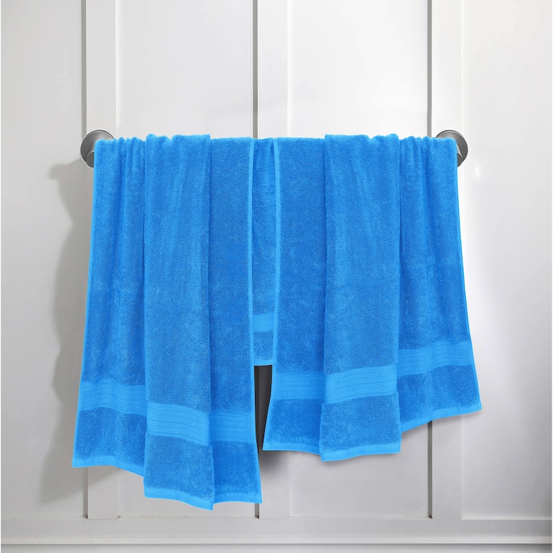 Luxurious Absorbent 650 GSM Combed Cotton 6-piece Towel Set