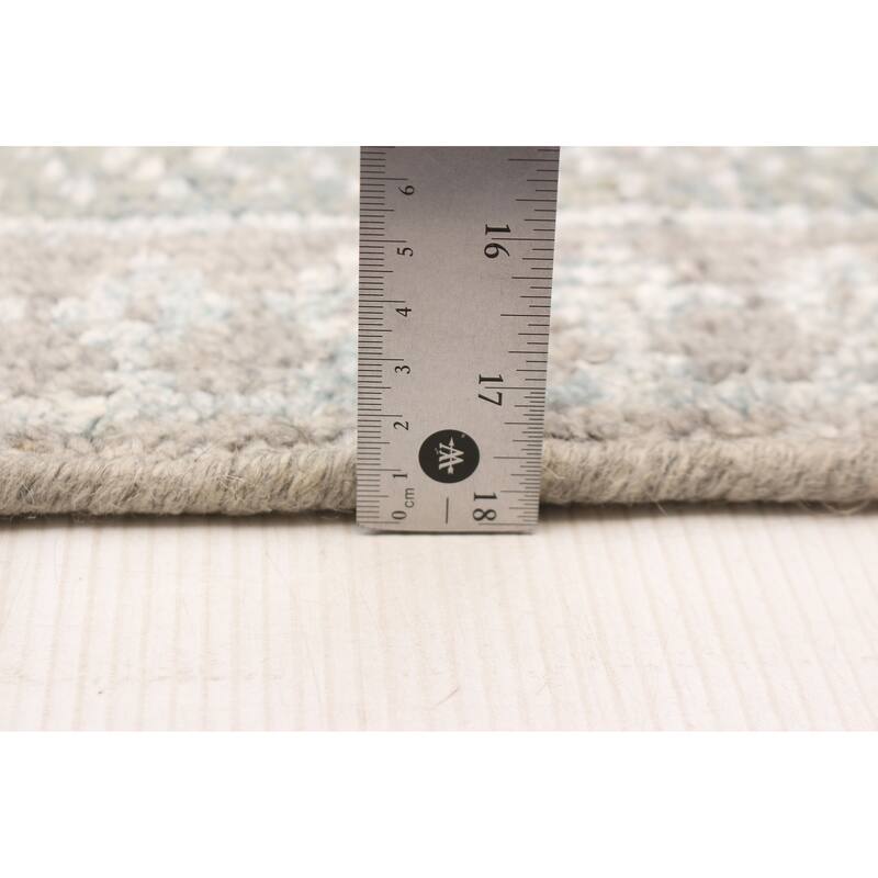 ECARPETGALLERY Hand-knotted Tangier Taupe Silk, Wool Rug - 5'2 x 7'9