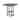 POLYWOOD Nautical 44" Bar Table