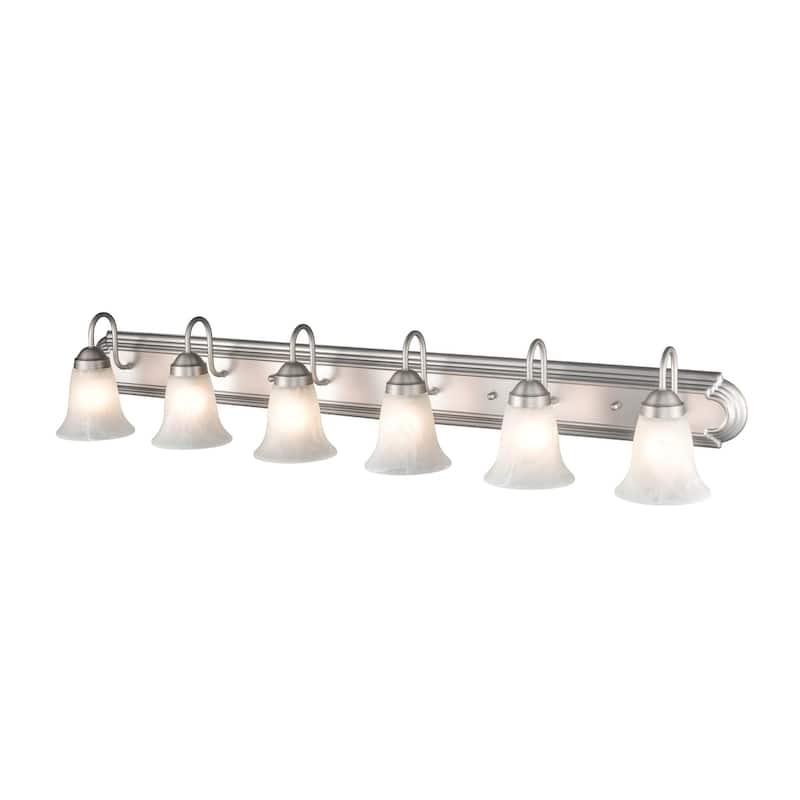 Millennium Lighting 6 Light Satin Nickel Bathroom Vanity Fixture