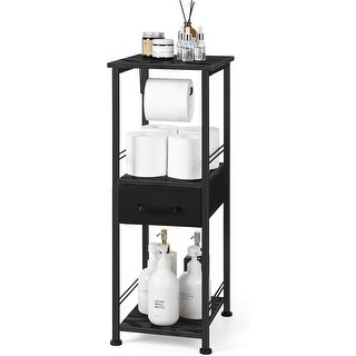 Bathroom Shelf Free Standing Bathroom Storage Cabinet Black Small Bathroom Shelf Free Standing Bathroom Storage Cabinet Black Small