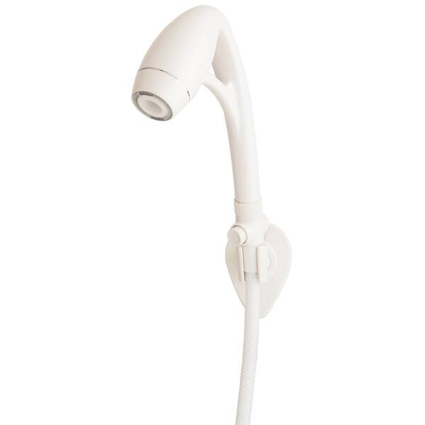 slide 2 of 25, BodySpa RV 2-Setting White Handheld Shower Head Plastic