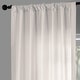 Exclusive Fabrics Solid Classic Cotton Semi Sheer Curtain Pair (2 ...
