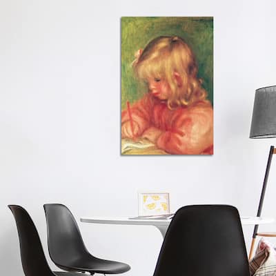 iCanvas "Child Drawing, 1905" by Pierre-Auguste Renoir Canvas Print