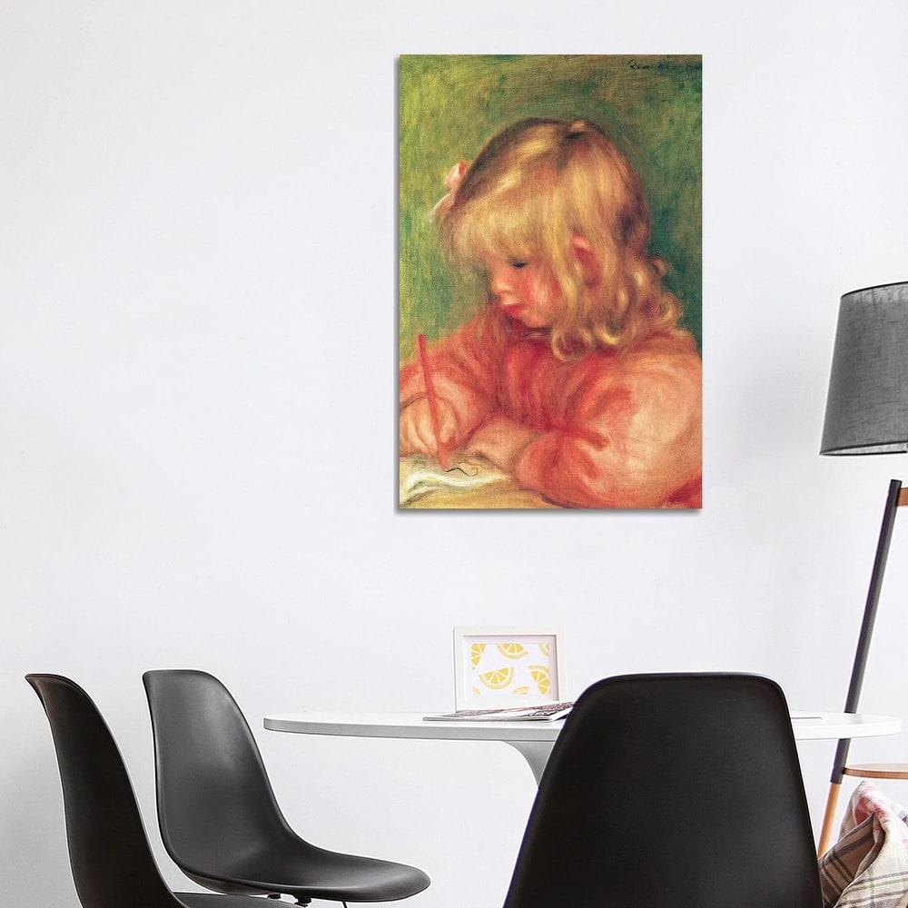 iCanvas "Child Drawing, 1905" by Pierre-Auguste Renoir Canvas Print